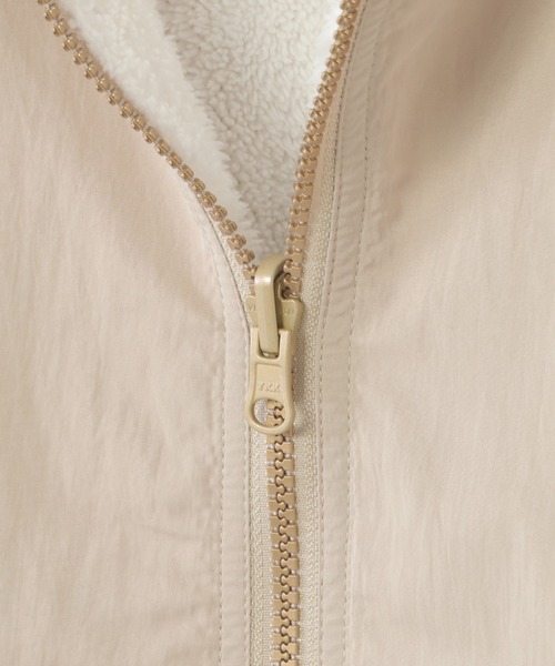 ikka（イッカ）の「リバーシブルファーブルゾン（ブルゾン・キッズ・チェリーレッド/ベージュ/オリーブ・S/M/L/XL/XS）」の6枚目の写真