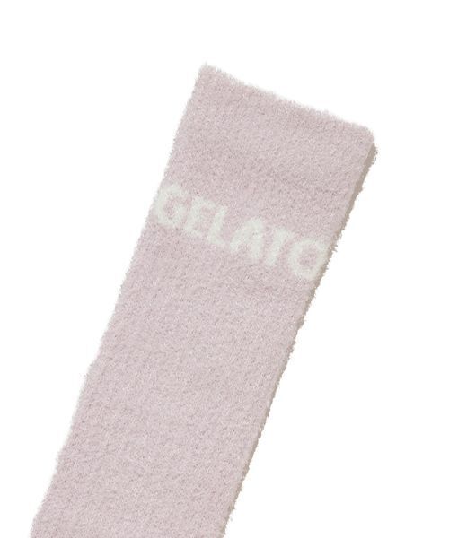 gelato pique（ジェラートピケ）の「ホットスムーズィー着圧ソックス（その他ルームウェア・レディース・ラベンダー/グレー・F）」の4枚目の写真