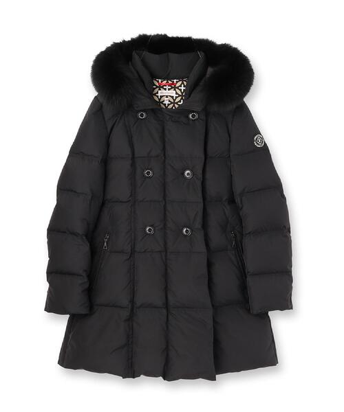 CLASSY.12月号掲載】ブルーFOXファーナポレオンホワイトグースダウン