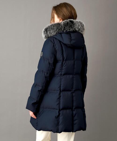 CLASSY.12月号掲載】ブルーFOXファーナポレオンホワイトグースダウン