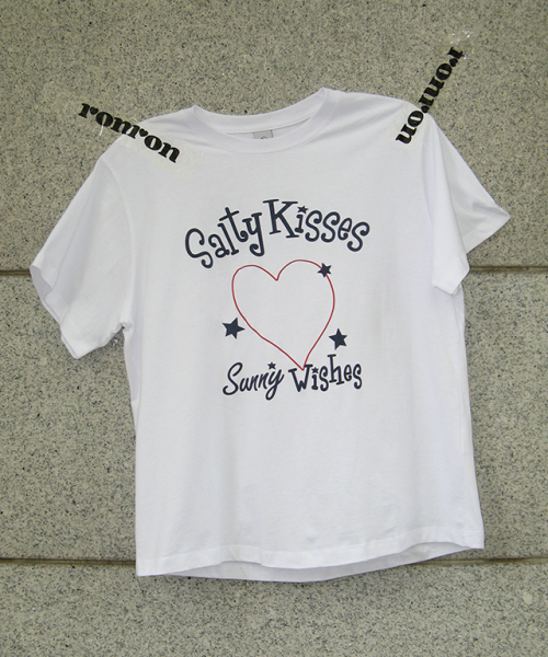 RONRON(ロンロン)の「SALTY KISSES BASIC FIT T SHIRT WHITE(Tシャツ/カットソー・レディース・その他・FREE)」の3枚目の写真