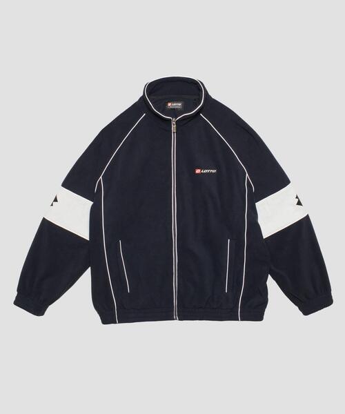 LOTTO（ロット）の「LOTTO　POLARTEC TRACK JACKET（ブルゾン・メンズ・ネイビー/ブラック・X-LARGE/MEDIUM/XX-LARGE/LARGE）」の3枚目の写真
