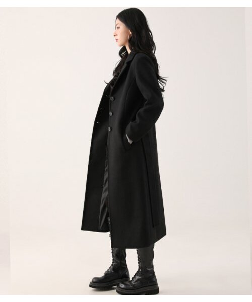 AVANDRESS(アバンドレス )の「Amelia Classic Single Coat BLACK(チェスターコート・レディース・ブラック・MEDIUM/SMALL)」の1枚目の写真