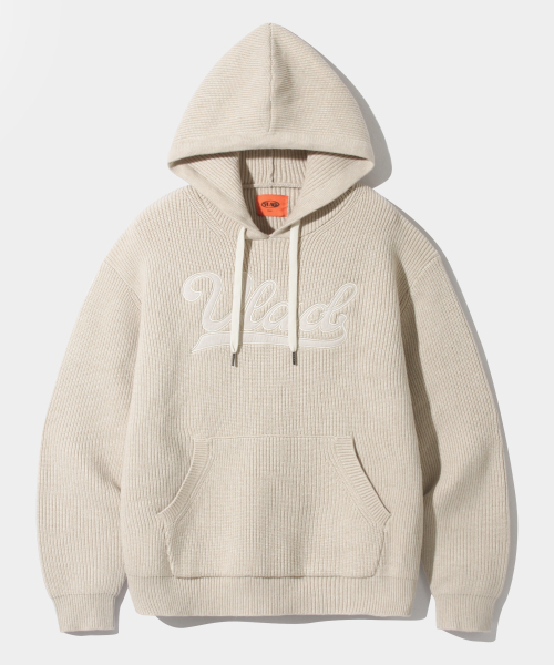 DIMITRI BLACK（ディミトリブラック）の「VLADロゴ刺繍ニットフードTシャツ_オートミール（ニット/セーター・レディース・その他・LARGE/X-LARGE/MEDIUM）」の2枚目の写真