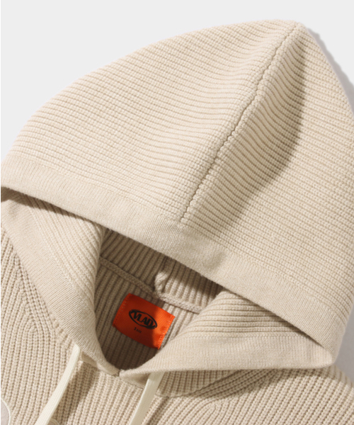 DIMITRI BLACK（ディミトリブラック）の「VLADロゴ刺繍ニットフードTシャツ_オートミール（ニット/セーター・レディース・その他・LARGE/X-LARGE/MEDIUM）」の5枚目の写真