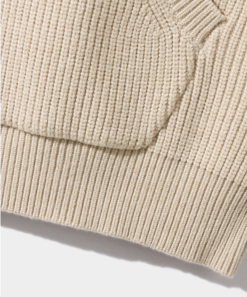 DIMITRI BLACK（ディミトリブラック）の「VLADロゴ刺繍ニットフードTシャツ_オートミール（ニット/セーター・レディース・その他・LARGE/X-LARGE/MEDIUM）」の10枚目の写真