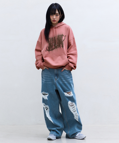 F.ILLUMINATE(フィルミネイト)の「オプティカルグラフィックフードパーカー-ブラック(パーカー・レディース・その他・SMALL/MEDIUM/LARGE)」の5枚目の写真