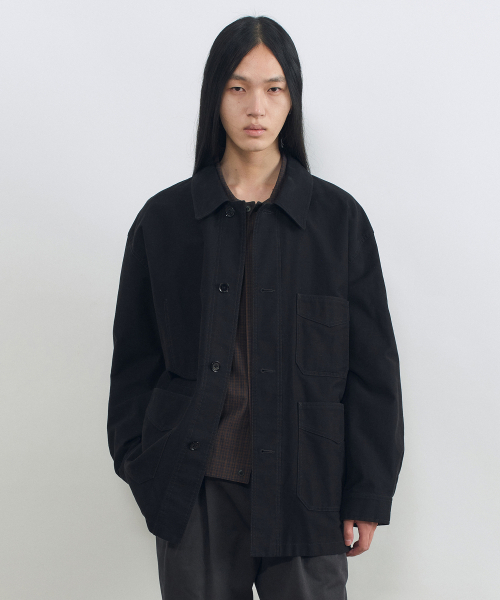 OHGA / オーガ | ビジュー付 レザーローファー | 23 1/2 | ブラック