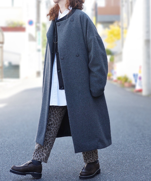 パイルモッサコート（ノーカラーコート）｜JOURNAL STANDARD LUXE