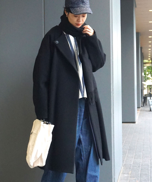 完売 モッズコート　XL 美品　ジャーナルスタンダード パイルモッサコート（ノーカラーコート）｜JOURNAL STANDARD LUXE