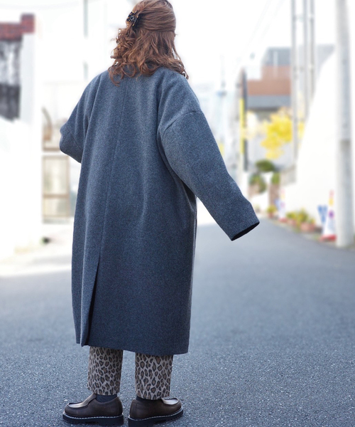 journal standard luxe グレー ロングコート JOURNAL STANDARD LUXE（ジャーナルスタンダード ラックス） ステン