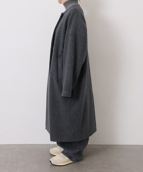 セール】パイルモッサコート（ノーカラーコート）｜JOURNAL STANDARD