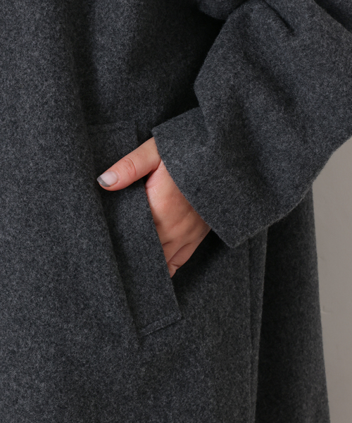 セール】パイルモッサコート（ノーカラーコート）｜JOURNAL STANDARD