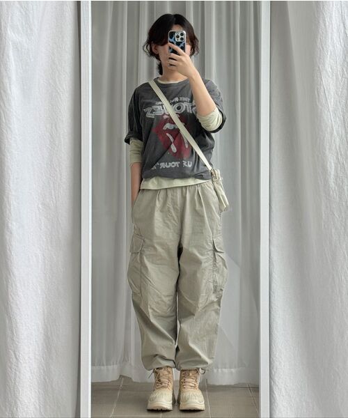 MUSINSA STANDARD WOMAN（ムシンサスタンダードウーマン）の「ウィメンズフレキシブルクルーネック長袖Tシャツ[ペイルグリーン]（Tシャツ/カットソー・レディース・その他・SMALL/MEDIUM/LARGE/X-SMALL）」の2枚目の写真
