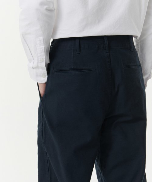 MUSINSA STANDARD（ムシンサスタンダード）の「ホワイトサテンオフィサーパンツ [ネイビー]（その他パンツ・メンズ・その他・27/28/29/34/32/30/31/33/26/40/36/38/42）」の6枚目の写真