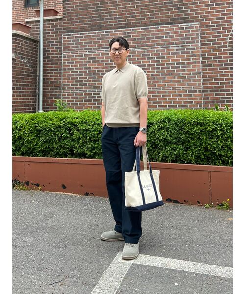 MUSINSA STANDARD（ムシンサスタンダード）の「ホワイトサテンオフィサーパンツ [ネイビー]（その他パンツ・メンズ・その他・27/28/29/34/32/30/31/33/26/40/36/38/42）」の11枚目の写真