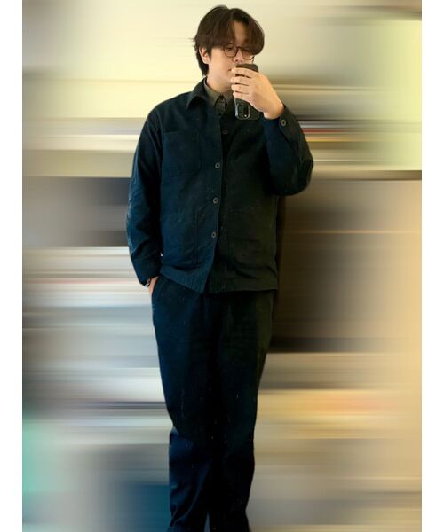 MUSINSA STANDARD（ムシンサスタンダード）の「ホワイトサテンオフィサーパンツ [ネイビー]（その他パンツ・メンズ・その他・27/28/29/34/32/30/31/33/26/40/36/38/42）」の12枚目の写真