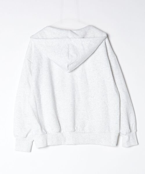.KOM(ドットコム)の「A'GEM/9 × .kom 『.kom/ドットケーオーエム』 クロス&ローズプリントハーフジップスウェット(スウェット・レディース・ライトグレー・FREE)」の9枚目の写真