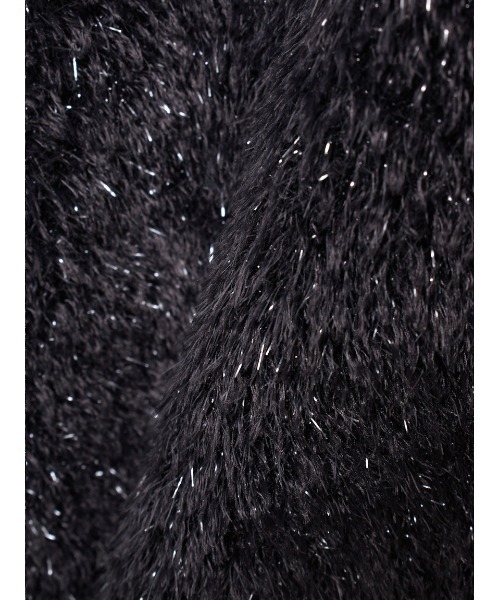 Mila Owen（ミラオーウェン）の「クルーネックシャギーニットカーデ（カーディガン/ボレロ・レディース・グレー/レッド/アイボリー/ブラック・F）」の13枚目の写真