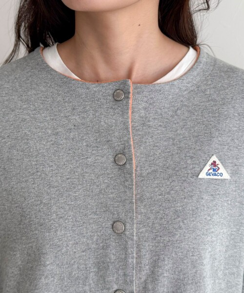 GEVACO（ゲバコ）の「【GEVACO/ゲバコ】裏フリースカーデ（カーディガン/ボレロ・レディース・ブルー系その他6/ブラック/ブルー系その他/ライトグレー・38）」の17枚目の写真
