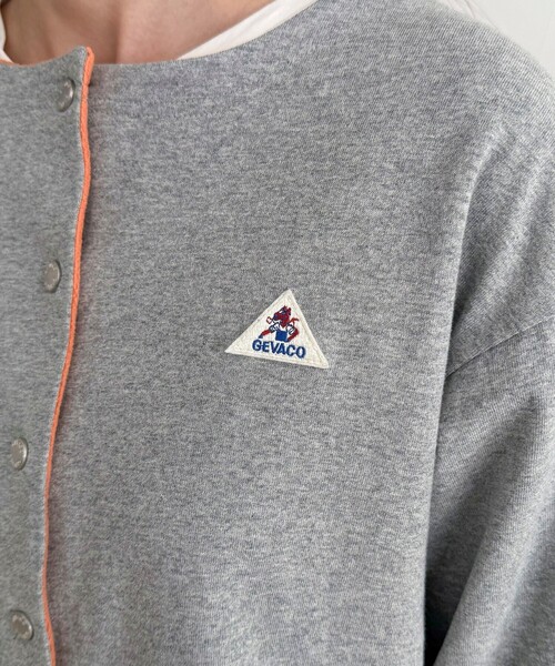 GEVACO（ゲバコ）の「【GEVACO/ゲバコ】裏フリースカーデ（カーディガン/ボレロ・レディース・ブルー系その他6/ブラック/ブルー系その他/ライトグレー・38）」の18枚目の写真