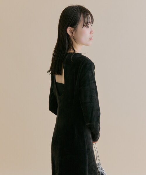 セール】[森川企画/オケージョンアイテム]バックオープンベロア