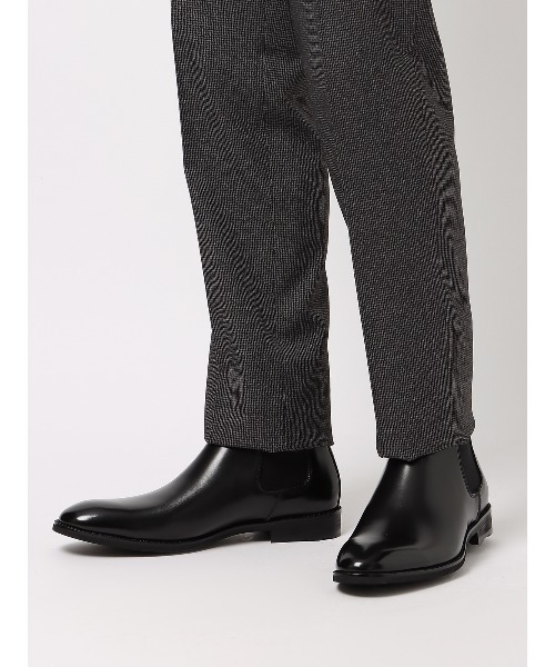 SUIT SQUARE（スーツスクエア）の「サイドゴアブーツ レザー（ブーツ・メンズ・ブラック・24.5cm/25.0cm/25.5cm/26.0cm/26.5cm/27.0cm）」の6枚目の写真