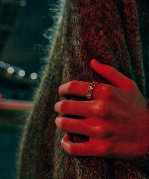 LIDNM(リドム)の「Llife BOTTON BAND RING(リング・メンズ・シルバー・#14)」の3枚目の写真