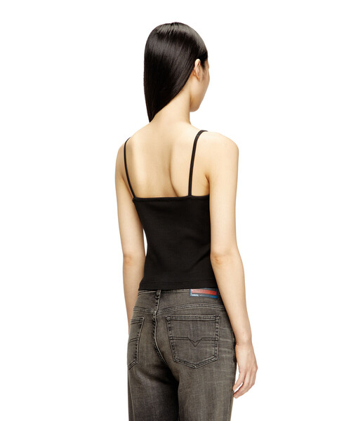 DIESEL（ディーゼル）の「ウィメンズ キャミソールトップ T-HUPY-OD（キャミソール・レディース・ホワイト系その他/ブラック・LARGE/MEDIUM/X-SMALL/SMALL/X-LARGE）」の7枚目の写真