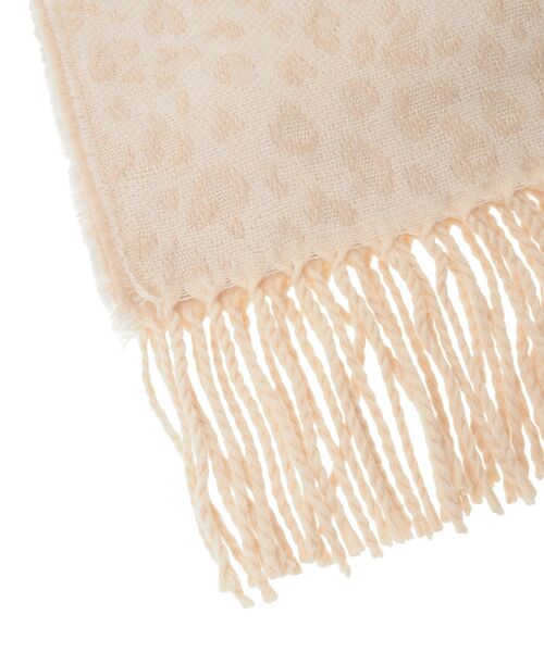 Green　Parks（グリーンパークス）の「レオパードジャガードストール（ストール/ショール・レディース・グレー/ベージュ・FREE）」の7枚目の写真