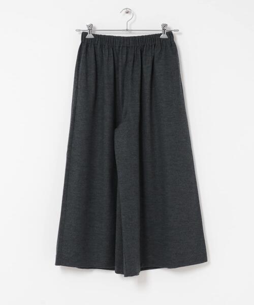 かぐれ（カグレ）の「ウールカットワイドキュロット（その他パンツ・レディース・ブラック/チャコールグレー・FREE）」の21枚目の写真