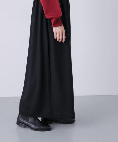 かぐれ（カグレ）の「ウールカットワイドキュロット（その他パンツ・レディース・ブラック/チャコールグレー・FREE）」の8枚目の写真