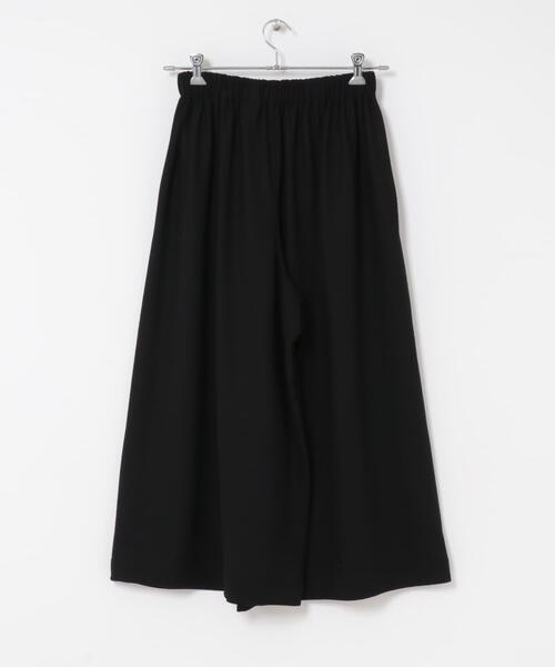 かぐれ（カグレ）の「ウールカットワイドキュロット（その他パンツ・レディース・ブラック/チャコールグレー・FREE）」の11枚目の写真