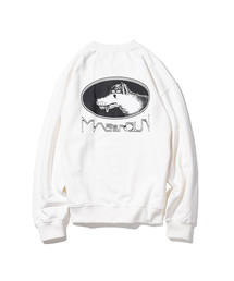 MASSNOUN（マスノウン）の「パブロフ オーバーサイズ ヘビースウェット Tシャツ MFTCR005-WT（スウェット）」