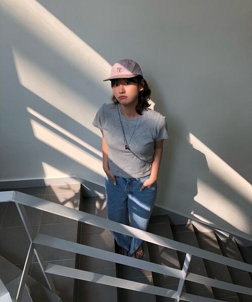HEEARI(ヒアリー)の「サリークラシックワイドデニムパンツ_ライトブルー(デニムパンツ・レディース・その他・MEDIUM/X-SMALL/SMALL)」の7枚目の写真