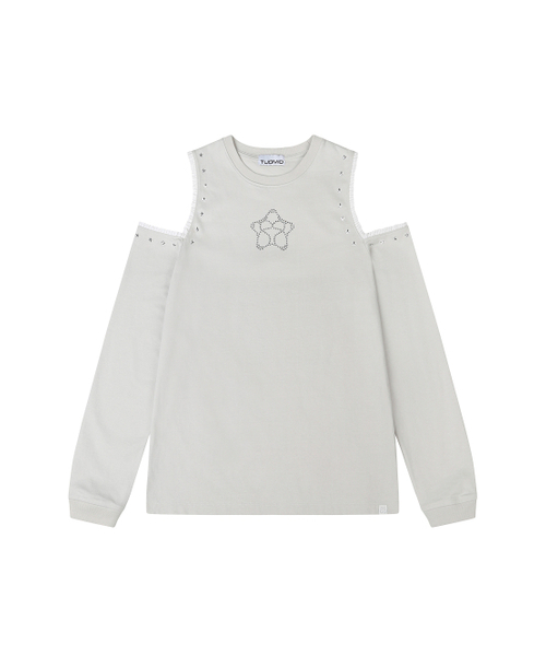 TUOMIO（トゥオミオ）の「CUT-OUT LACE LONG SLEEVES [BEIGE]（その他トップス・レディース・その他・1/2）」の2枚目の写真