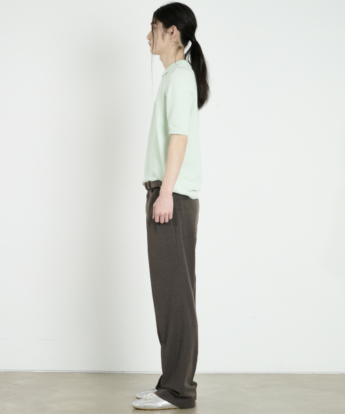 DUSTYWHITE（ダスティーホワイト）の「ミントコットンブークルカラー ニットウェア（ポロシャツ・メンズ・その他・SMALL/MEDIUM/LARGE）」の4枚目の写真