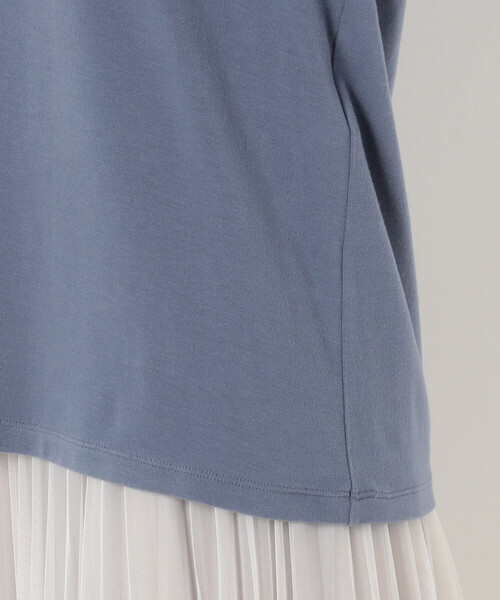 COMME CA（コムサ）の「〔 TALLサイズ 〕 ソフトベア天竺 ハイネックプルオーバー（Tシャツ/カットソー・レディース・グレー/オフホワイト/ブルー/ブラック/ベージュ・13号/15号）」の22枚目の写真