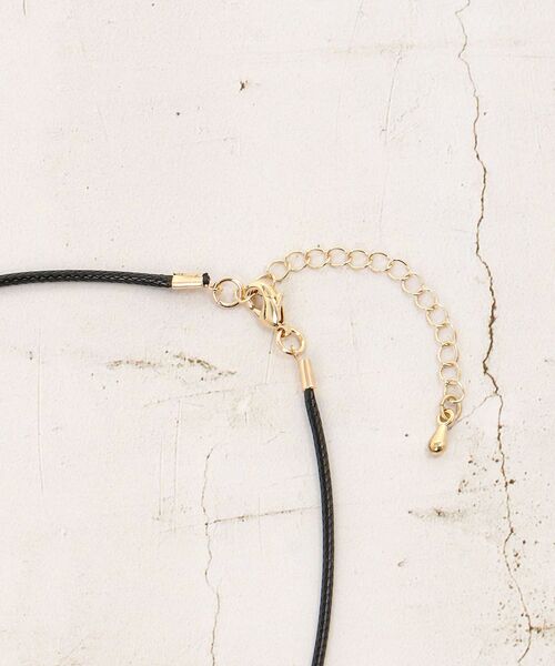 le.coeur blanc（ルクールブラン）の「O イビツパールコードネックレス（ネックレス・レディース・ブラック・FREE）」の10枚目の写真