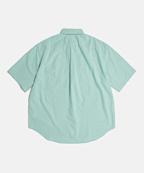 ESPIONAGE(エスピオナジ)の「Oxford S/S Over Shirt Mint(シャツ/ブラウス・レディース・その他・LARGE/X-LARGE)」の2枚目の写真