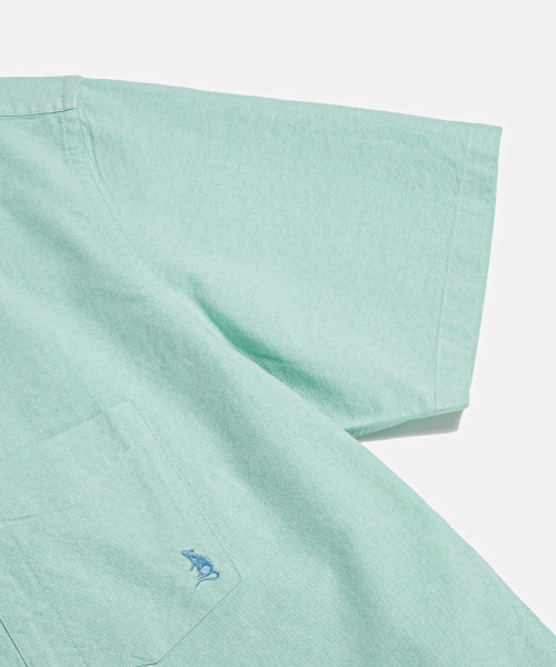 ESPIONAGE(エスピオナジ)の「Oxford S/S Over Shirt Mint(シャツ/ブラウス・レディース・その他・LARGE/X-LARGE)」の6枚目の写真