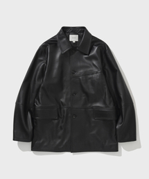 SHIRTER（シャーター）の「LAMBSKIN LEATHER JACKET (BLACK)（ライダースジャケット）」
