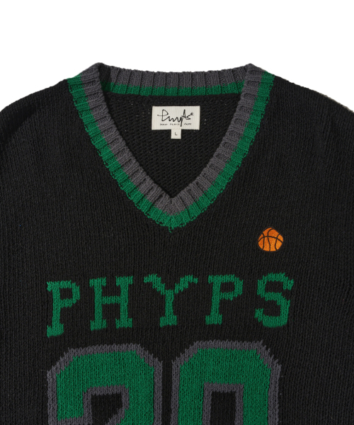 PHYSICAL DEPARTMENT(フィジカル デパートメント)の「ナンバリングニットベスト_ブラック(ベスト・レディース・その他・MEDIUM/LARGE)」の4枚目の写真