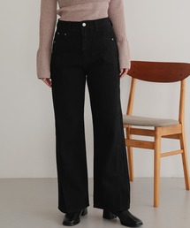 TENTO（テント）の「フロントスリットハイウエストデニム（デニムパンツ）」