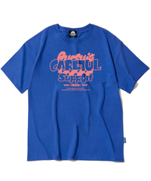 TRIPSHION（トリップション）の「ケアフルサポート グラフィックTシャツ - ブルー（Tシャツ/カットソー）」