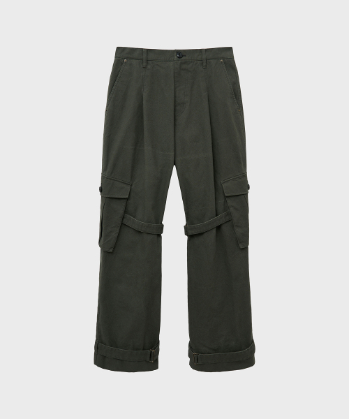 NOIRER(ノイア)の「ユーティリティストラップカーゴパンツ(カーキ)(その他パンツ・メンズ・その他・50/48/52)」の2枚目の写真