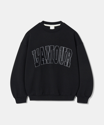 Diamond Layla（ダイアモンドレイラ）の「LAMOUR Big Embroidery Stitch Sweatshirt T87  Black（スウェット）」