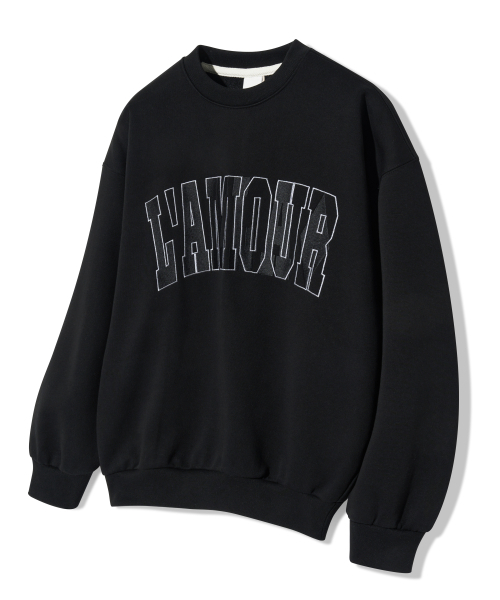 Diamond Layla（ダイアモンドレイラ）の「LAMOUR Big Embroidery Stitch Sweatshirt T87  Black（スウェット・レディース・その他・LARGE/MEDIUM/X-LARGE）」の3枚目の写真