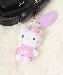 sanrio（サンリオ）の「ハローキティしっぽ付きマスコットキーホルダー（キーホルダー）」