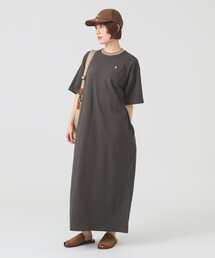 GYMPHLEX | 【別注】Gymphlex / クルーネック カットソー ワンピース(ワンピース)